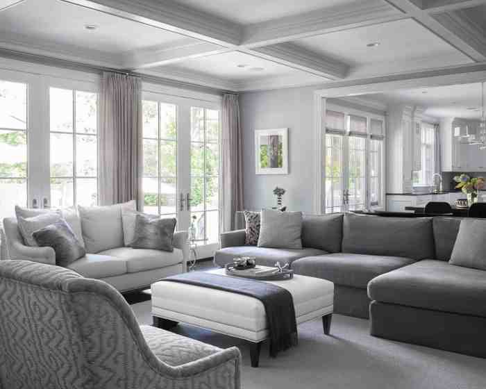 How to decorate living room with grey walls