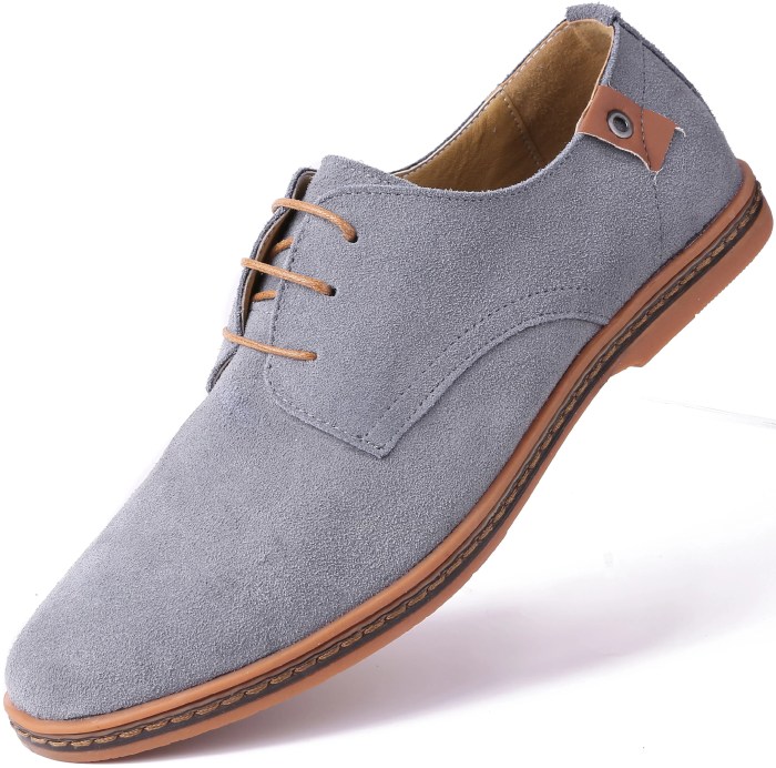 Suede men's dress shoes