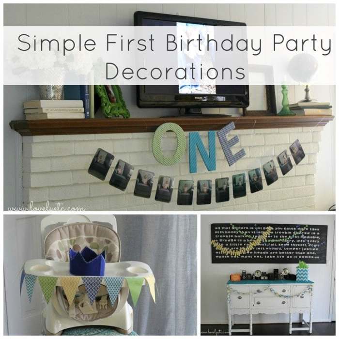 How to decorate room for 1st birthday