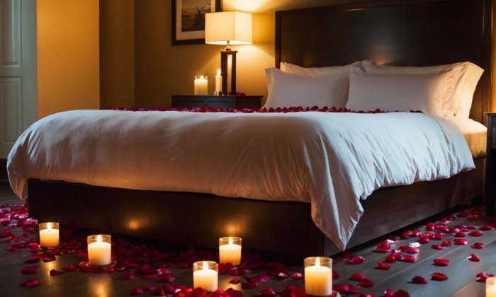 How to romantically decorate a room