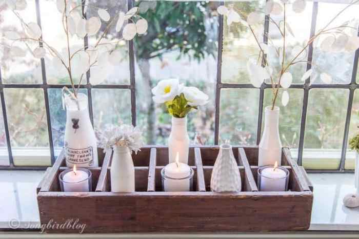 How to decorate your window sill