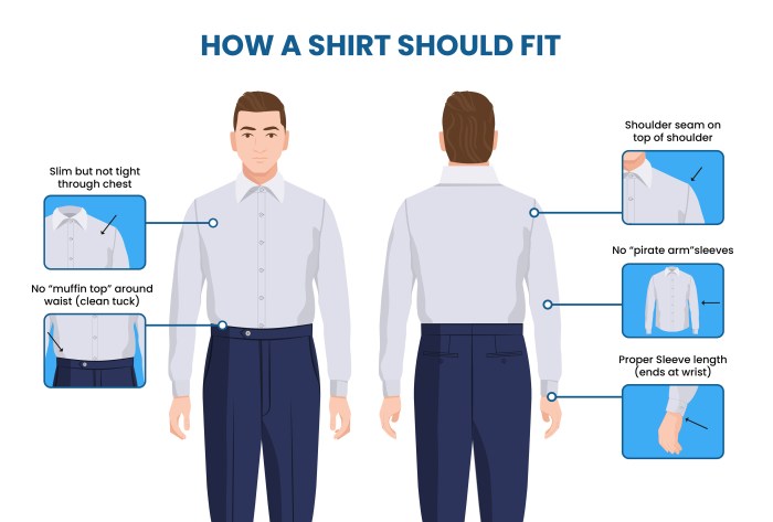 Dress shirt sizes men