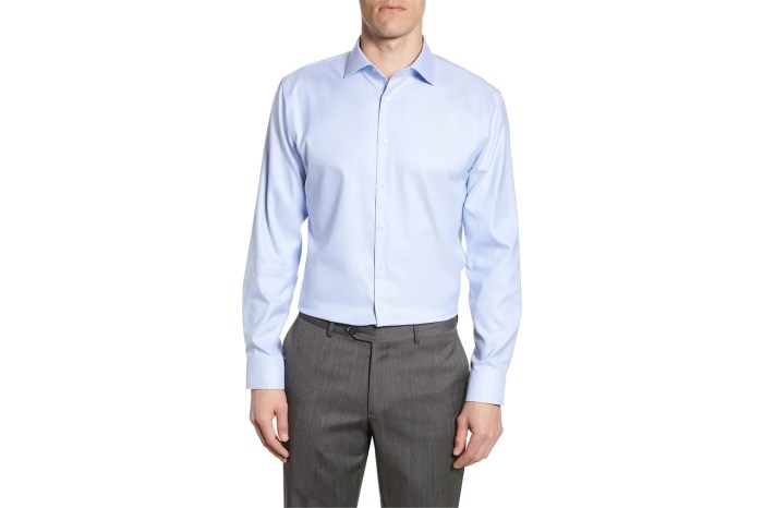 Slate blue mens dress shirt